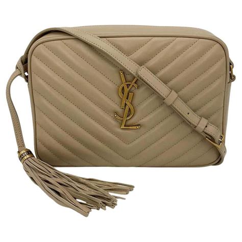 ysl lou camera bag dark beige